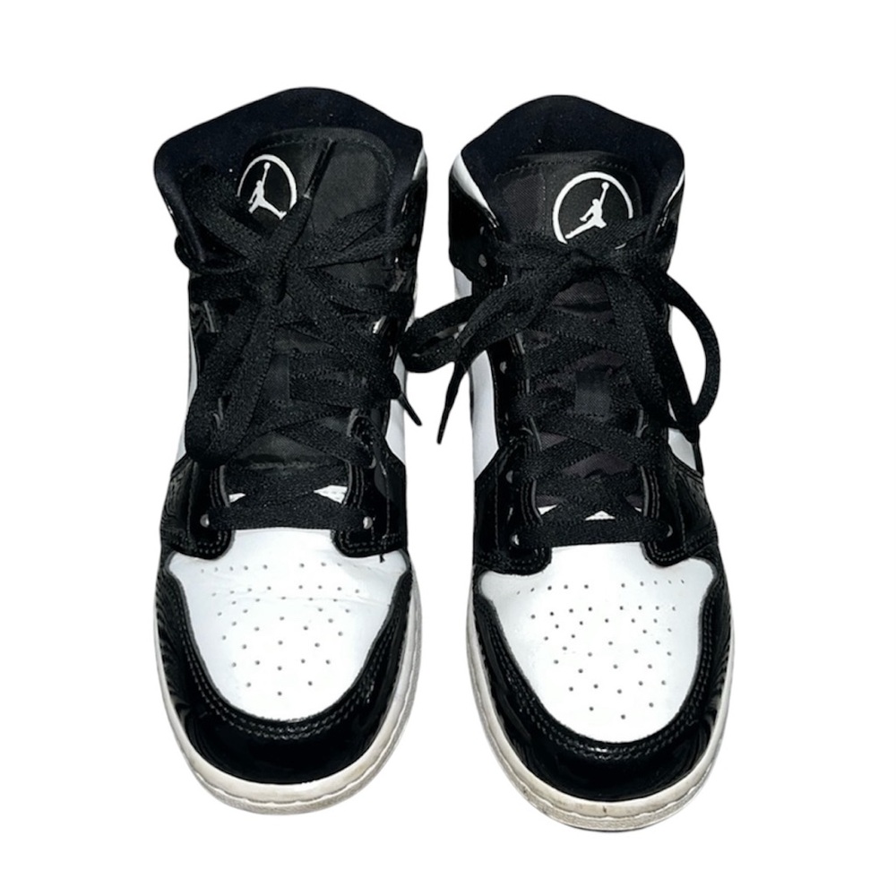 Black & White Jordans Mids